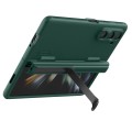 For Samsung Galaxy Z Fold5 NILLKIN Frosted Fold PC + TPU Phone Case with Holder(Green)