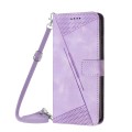 For Motorola Moto G Stylus 4G 2023 Dream Triangle Leather Phone Case with Lanyard(Purple)