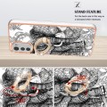 For Motorola Moto E32 4G / E32s Electroplating Dual-side IMD Phone Case with Ring Holder(Totem Eleph