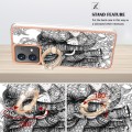 For Motorola Moto G84 Electroplating Dual-side IMD Phone Case with Ring Holder(Totem Elephant)