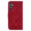 For Samsung Galaxy A25 5G Double 8-shaped Embossed Leather Phone Case(Red)