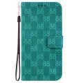 For Samsung Galaxy S23 FE 5G Double 8-shaped Embossed Leather Phone Case(Green)