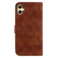 For Samsung Galaxy A05 Double 8-shaped Embossed Leather Phone Case(Brown)