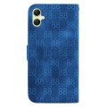 For Samsung Galaxy A05 Double 8-shaped Embossed Leather Phone Case(Blue)