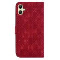 For Samsung Galaxy A05 Double 8-shaped Embossed Leather Phone Case(Red)