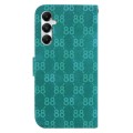 For Samsung Galaxy A05s Double 8-shaped Embossed Leather Phone Case(Green)