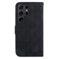 For Samsung Galaxy S24 Ultra 5G Double 8-shaped Embossed Leather Phone Case(Black)