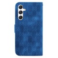For Samsung Galaxy S24 5G Double 8-shaped Embossed Leather Phone Case(Blue)
