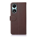 For Honor X5 Plus KHAZNEH Litchi Texture Leather RFID Phone Case(Black)