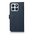 For Honor X8b KHAZNEH Litchi Texture Leather RFID Phone Case(Blue)