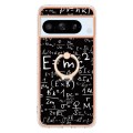 For Google Pixel 8 Pro Electroplating Dual-side IMD Phone Case with Ring Holder(Equation)