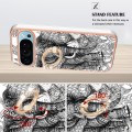 For Google Pixel 9 Pro Electroplating Dual-side IMD Phone Case with Ring Holder(Totem Elephant)