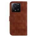 For Xiaomi 13T / 13T Pro / Redmi K60 Ultra Double 8-shaped Embossed Leather Phone Case(Brown)