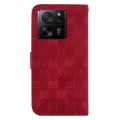 For Xiaomi 13T / 13T Pro / Redmi K60 Ultra Double 8-shaped Embossed Leather Phone Case(Red)
