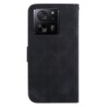 For Xiaomi 13T / 13T Pro / Redmi K60 Ultra Double 8-shaped Embossed Leather Phone Case(Black)