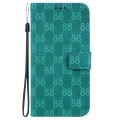 For Xiaomi Redmi Note 13 Pro+ 5G Double 8-shaped Embossed Leather Phone Case(Green)