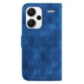 For Xiaomi Redmi Note 13 Pro+ 5G Double 8-shaped Embossed Leather Phone Case(Blue)