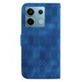 For Xiaomi Redmi Note 13 Pro 5G Double 8-shaped Embossed Leather Phone Case(Blue)