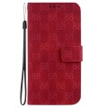 For Xiaomi Redmi Note 13 Pro 5G Double 8-shaped Embossed Leather Phone Case(Red)