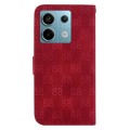 For Xiaomi Redmi Note 13 Pro 5G Double 8-shaped Embossed Leather Phone Case(Red)