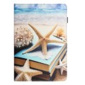 For Samsung Galaxy Tab A8 10.5 2021 Sewing Litchi Texture Smart Leather Tablet Case(Starfish)