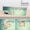 For Xiaomi 11 Lite Electroplating Dual-side IMD Phone Case with Ring Holder(Smile)