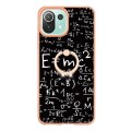 For Xiaomi 11 Lite Electroplating Dual-side IMD Phone Case with Ring Holder(Equation)