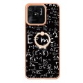 For Xiaomi Redmi 10C Electroplating Dual-side IMD Phone Case with Ring Holder(Equation)