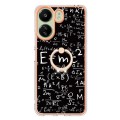 For Xiaomi Redmi 13C 4G Electroplating Dual-side IMD Phone Case with Ring Holder(Equation)