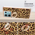 For Xiaomi Redmi Note 13 5G Global Electroplating Dual-side IMD Phone Case with Ring Holder(Leopard