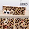 For Xiaomi Redmi Note 13 Pro+ 5G Electroplating Dual-side IMD Phone Case with Ring Holder(Leopard Pr