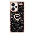 For Xiaomi Redmi Note 13 Pro+ 5G Electroplating Dual-side IMD Phone Case with Ring Holder(Equation)