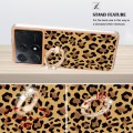 For Xiaomi Poco X6 Pro / Redmi K70E Electroplating Dual-side IMD Phone Case with Ring Holder(Leopard