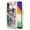 For Samsung Galaxy A14 5G / 4G Electroplating Dual-side IMD Phone Case with Ring Holder(Totem Elepha
