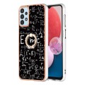 For Samsung Galaxy A52 5G / 4G Electroplating Dual-side IMD Phone Case with Ring Holder(Equation)