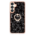 For Samsung Galaxy S24 5G Electroplating Dual-side IMD Phone Case with Ring Holder(Equation)