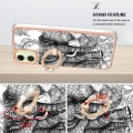 For Samsung Galaxy A05 Electroplating Dual-side IMD Phone Case with Ring Holder(Totem Elephant)