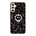 For Samsung Galaxy A25 5G Electroplating Dual-side IMD Phone Case with Ring Holder(Equation)