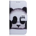 For Sony Xperia 1 VI Coloured Drawing Flip Leather Phone Case(Panda)