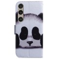 For Sony Xperia 1 VI Coloured Drawing Flip Leather Phone Case(Panda)