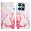 For Honor X6a PT003 Marble Pattern Flip Leather Phone Case(LS005)