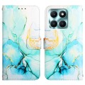 For Honor X6a PT003 Marble Pattern Flip Leather Phone Case(LS003)
