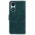 For Honor X5 Plus / Play 40C Skin Feel Pure Color Flip Leather Phone Case(Green)