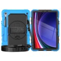 For Samsung Galaxy Tab S9 / S8 / S7 Silicone + PC Tablet Case(Light Blue+Black)