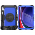 For Samsung Galaxy Tab S9+ / S8+ Silicone + PC Tablet Case(Black+Dark Blue)
