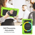 For Samsung Galaxy Tab S9 Ultra / S8 Ultra Silicone + PC Tablet Case(Yellow Green+Black)