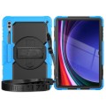 For Samsung Galaxy Tab S9 Ultra / S8 Ultra Silicone + PC Tablet Case(Light Blue+Black)