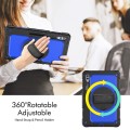 For Samsung Galaxy Tab S9 Ultra / S8 Ultra Silicone + PC Tablet Case(Black+Dark Blue)