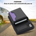 For iPhone XS Max RFID Anti-theft Detachable Card Bag Leather Phone Case(Black)