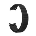 For Samsung Galaxy Watch 6 Woven Nylon Loop Watch Band(Black)